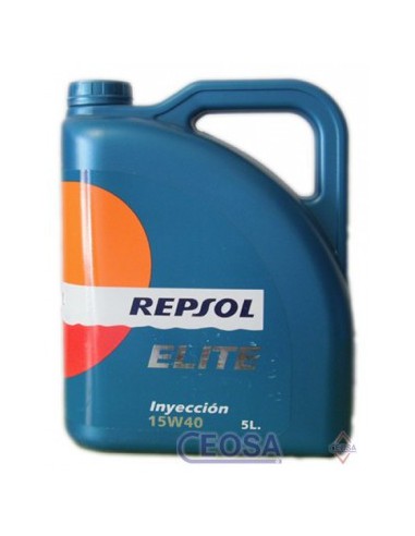 Aceite REPSOL Elite inyección 15W40 5 litros