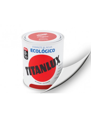 TITANLUX ECOLOGICO ESMALTE AL AGUA BRILLANTE BLANCO 750ML