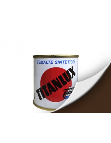 Titanlux Esmalte Sintético Marrón Brillante 375ML