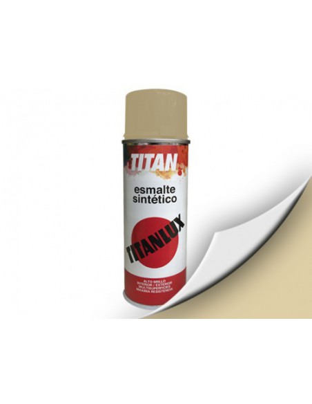 Titan Spray Esmalte Sintético Crema 200ML
