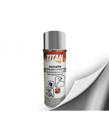 Titan Spray Esmalte Metalizado Cromado 200ML